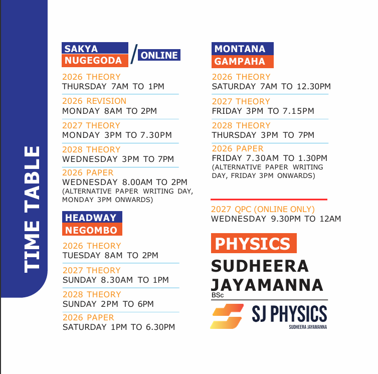 Timetable Image